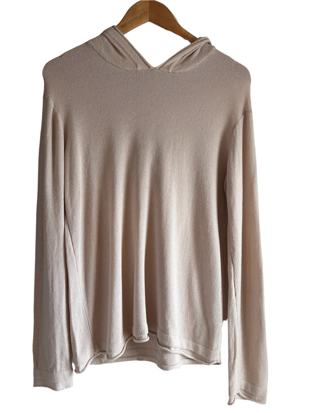 Alexander Wang loose knit cotton hooded sweater size S excellent condition